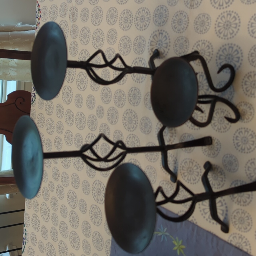 Metal Candle holder set